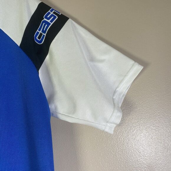 Castelli Blue Full Zip Cycling Jersey Size Large - Picture 4 of 16